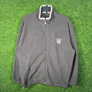 Cheneral Monterey Bay California‎ Fleece Jacket Gray Full Zip Mens Large L